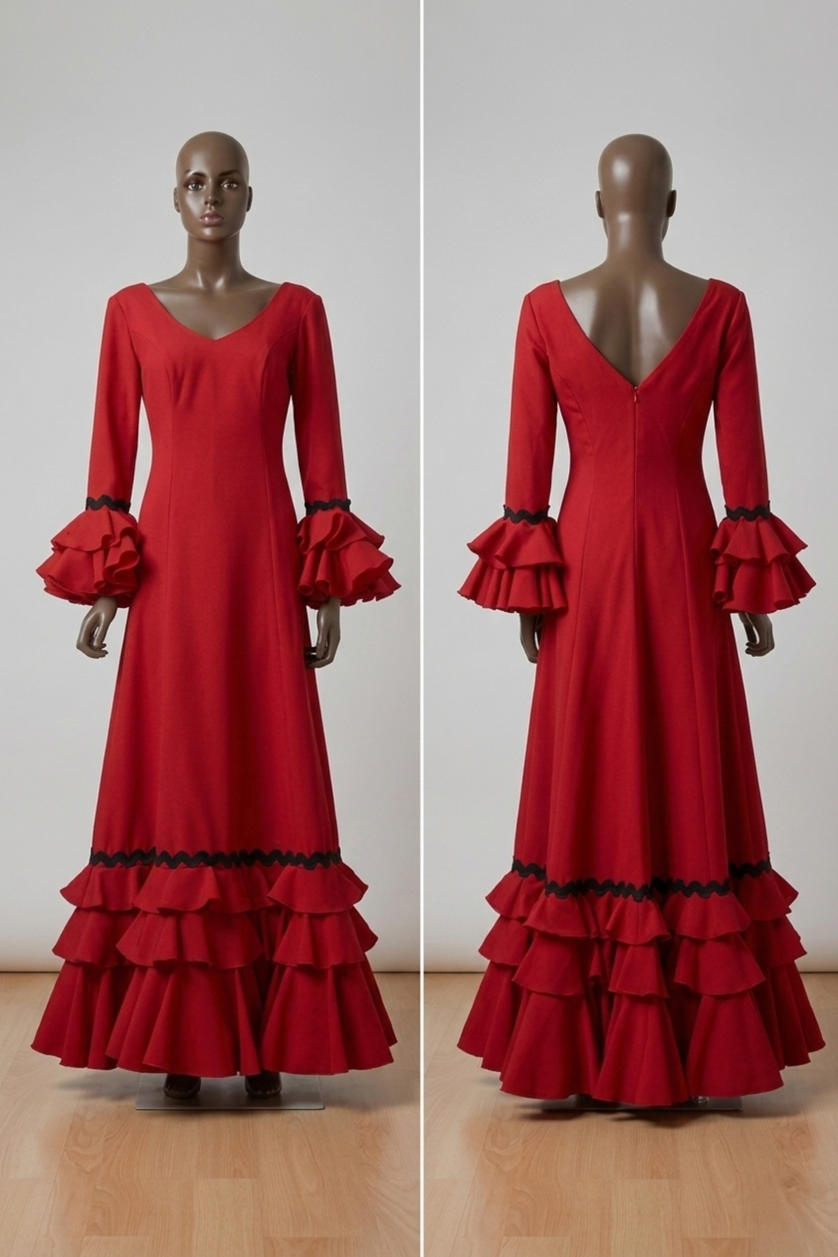 Vestido Flamenca Duende Rojo